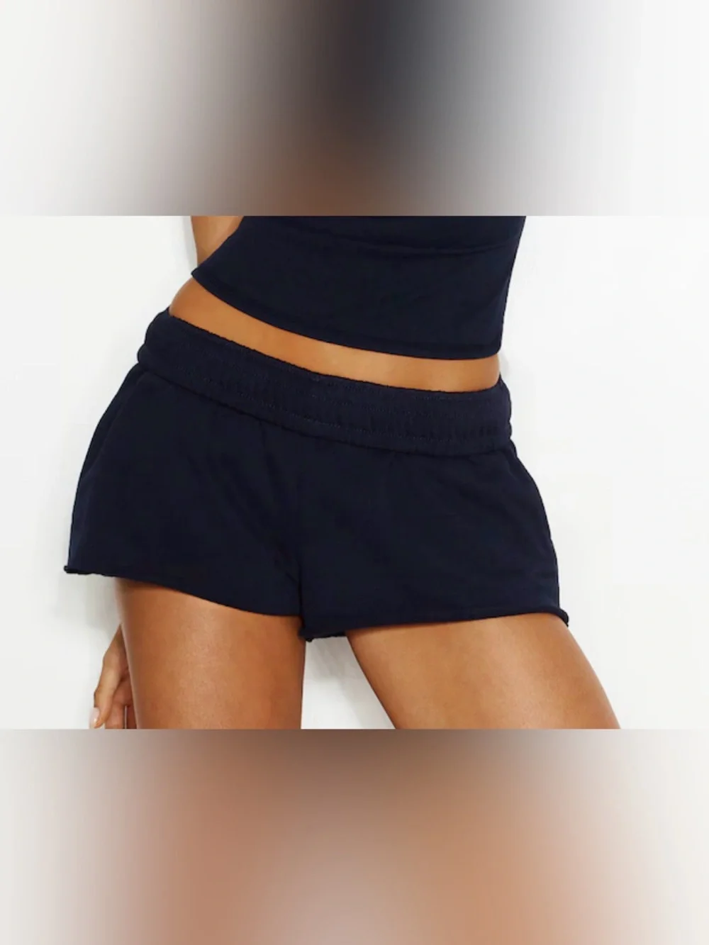 Garage SoftTerry™ Low Rise Shorts in Navy
